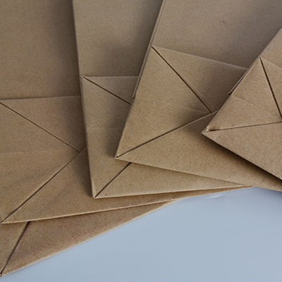 PC011 Customized solid color kraft paper bag Garment bag Tote bag Green gift bag Eco bag manufacturer detail view-1